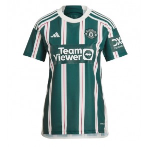 Maillot de foot Manchester United Extérieur Femmes 2023-24 Manches Courte